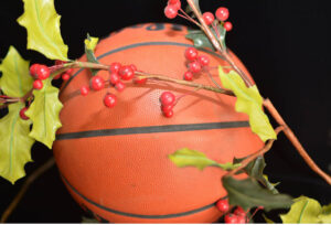 Christmas basketball ecard